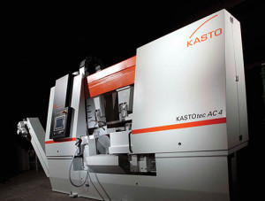 The KASTOtec horizontal bandsaw is designed for processing large workpieces and difficult-to-cut materials